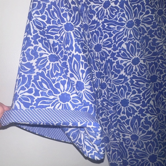 Bugatchi Men Large ‘Flowers Pattern’ Short Sleeve Classic Fit Shirt - Picture 4 of 9